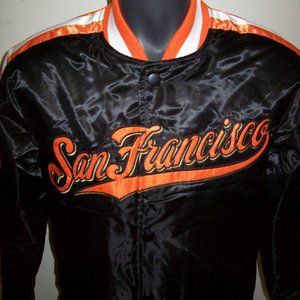 "SAN FRANCISCO" GIANTS Starter Snap Down Jacket